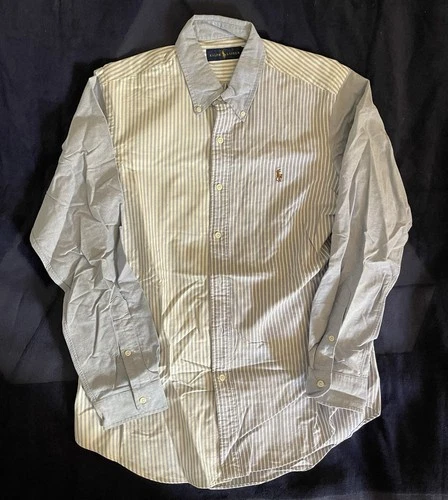 Ralph Lauren Long Sleeve Button Down Shirt Sz M 100% Authentic