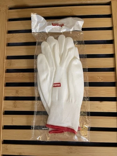Supreme Rubberized Rubber Gloves White One Size FW20A60 Men