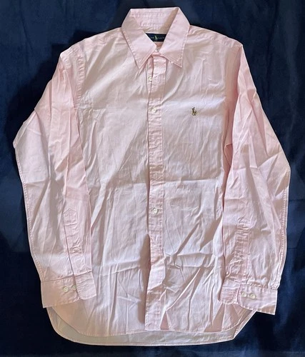 Ralph Lauren Salmon Long Sleeve Button Down 15 1/2 34/35 - photo 2
