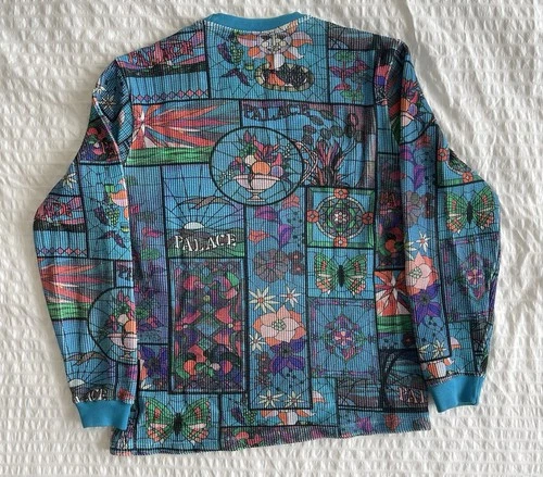 Palace Stained Glass Waffle Long Sleeve Sz M 100% Authentic - photo 2