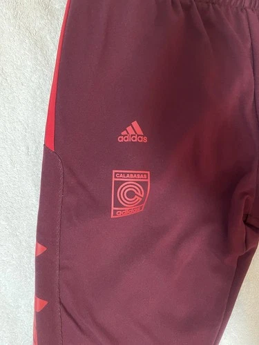 Adidas X Yeezy OG Calabasas Pants Red Sz M 100% Authentic - photo 4