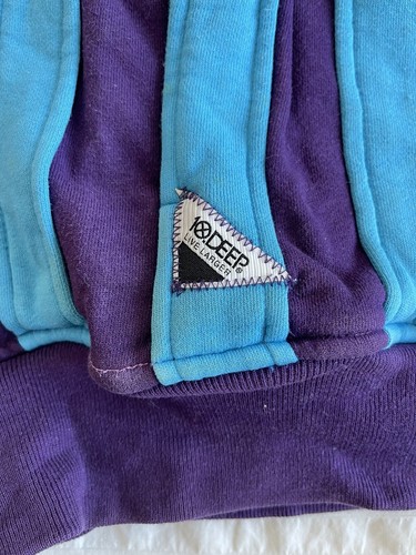 10 Deep Vintage Quarter Zip Sweatshirt Sz M Authentic - photo 4