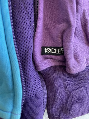 10 Deep Vintage Quarter Zip Sweatshirt Sz M Authentic - photo 5