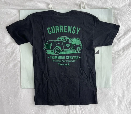 Diamond Supply Co X Curren$y T Shirt Black Sz M