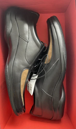 Quirelli Leather Dress Shoes Mens Sz 10 Black/Brown - photo 2