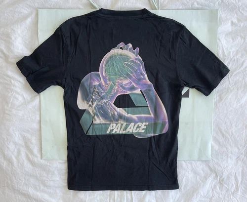 Palace T Shirt Brain Tri Ferg Sz M Black 100% Authentic