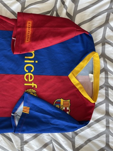 Vintage Lionel Messi Barcelona Jersey Mens Size S - photo 5