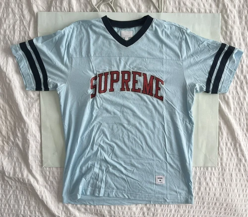 Supreme Glitter Football T Shirt Sz M 100% Authentic