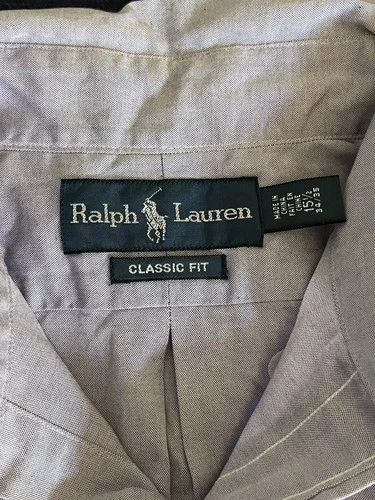Ralph Lauren Purple Button Down Shirt - Size 15 1/2 - photo 4