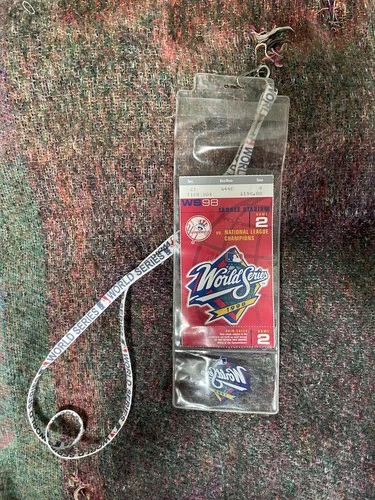 1998 Yankees Vs Padres World Series Ticket Game 2
