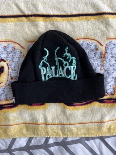 Palace Lightening Beanie Black 100% Authentic