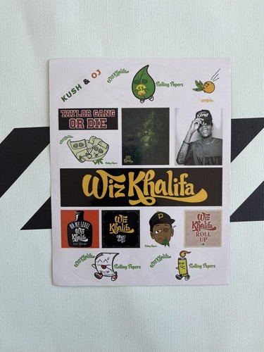 Wiz Khalifa Sticker Sheet