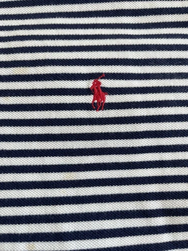 Polo By Ralph Lauren Striped Polo Sz L 100 % Authentic - photo 5