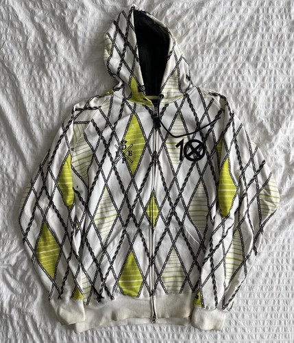 10 Deep Chain Gang Hoodie Sz L 100% Authentic Vintage