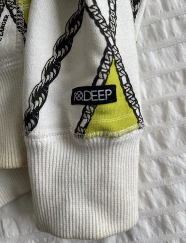 10 Deep Chain Gang Hoodie Sz L 100% Authentic Vintage - photo 4