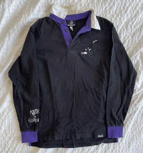 Kid Robot Rugby Polo Sz S 100 % Authentic