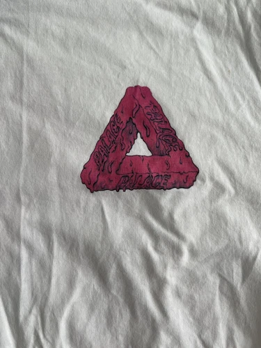Palace Slime Tri-Ferg T Shirt White Sz M 100% Authentic - photo 3