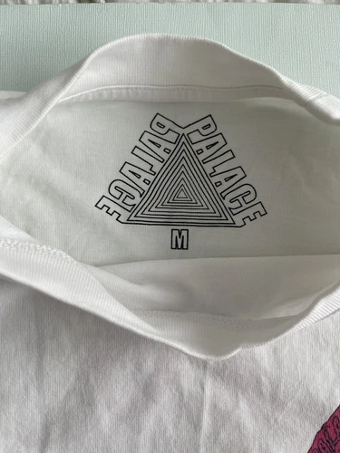 Palace Slime Tri-Ferg T Shirt White Sz M 100% Authentic - photo 4