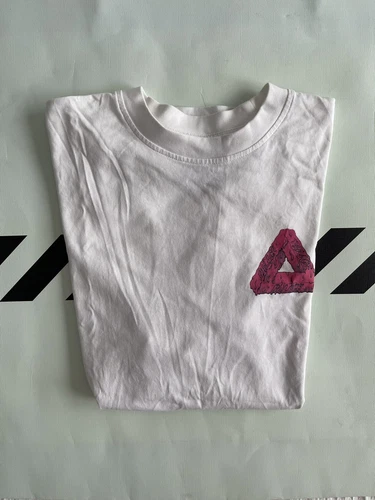 Palace Slime Tri-Ferg T Shirt White Sz M 100% Authentic - photo 5