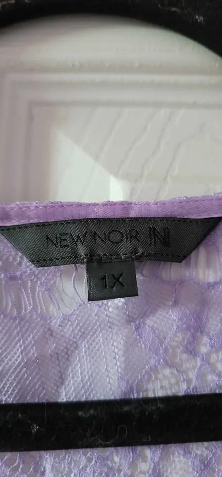 NEW New Noir Women's Lace Cardigan Size 1X image indicator(3)