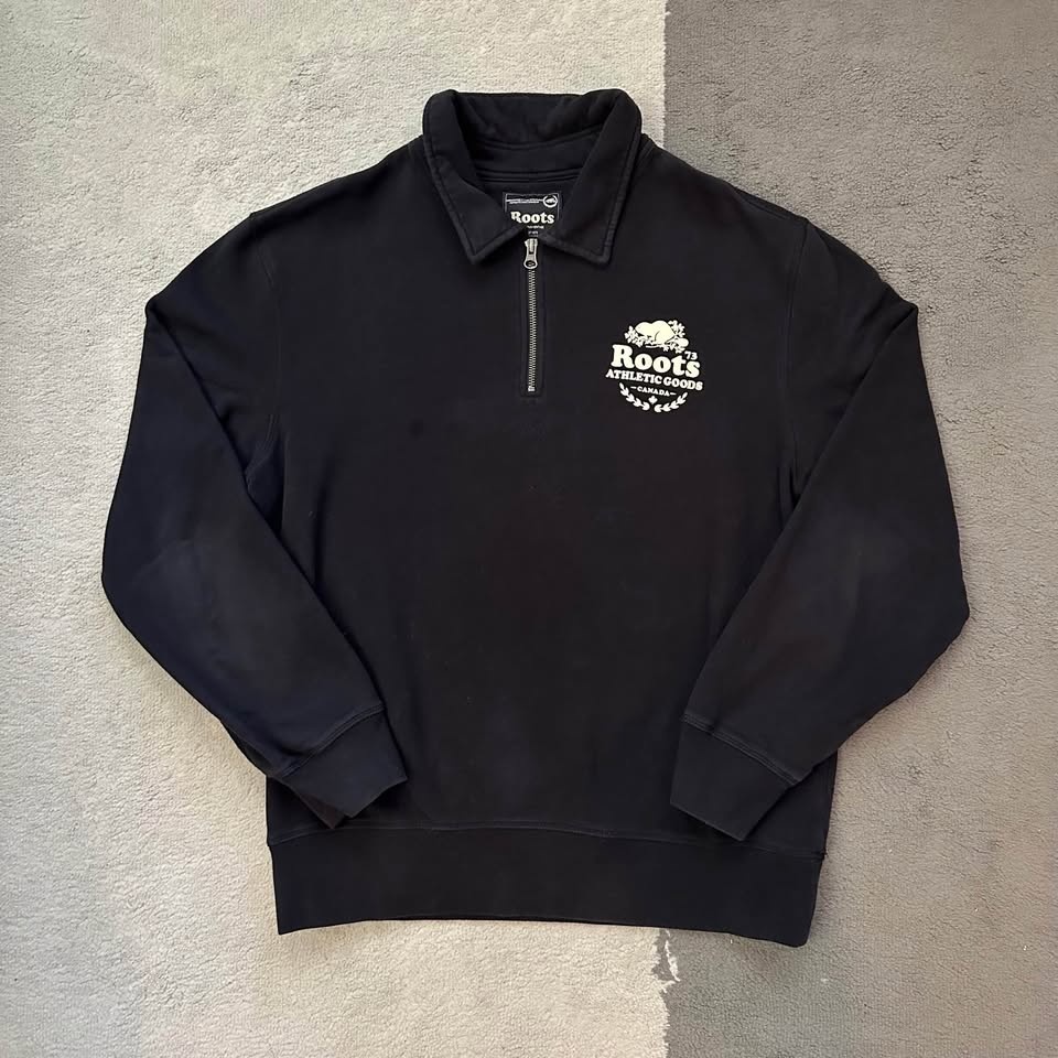 Roots Half Zip - Size Medium