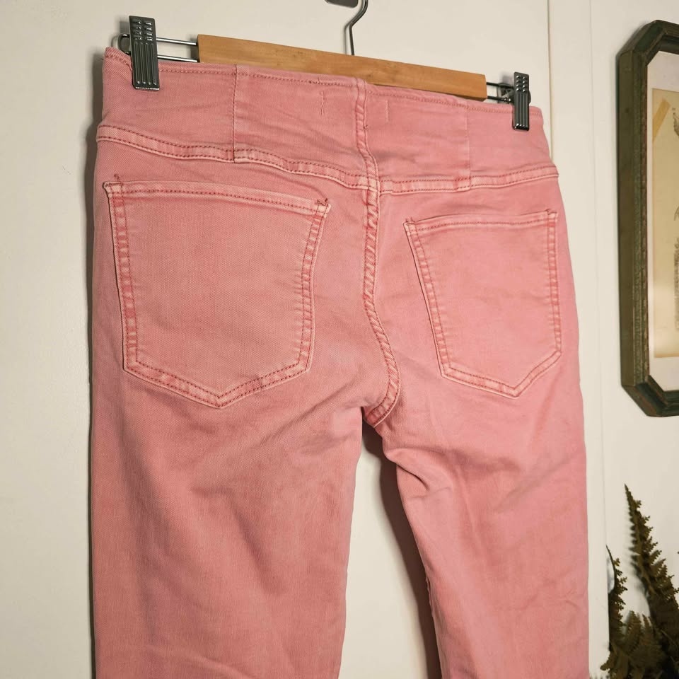 Free People Pink Bell Bottom Flare Jeans - Size 27 - photo 3