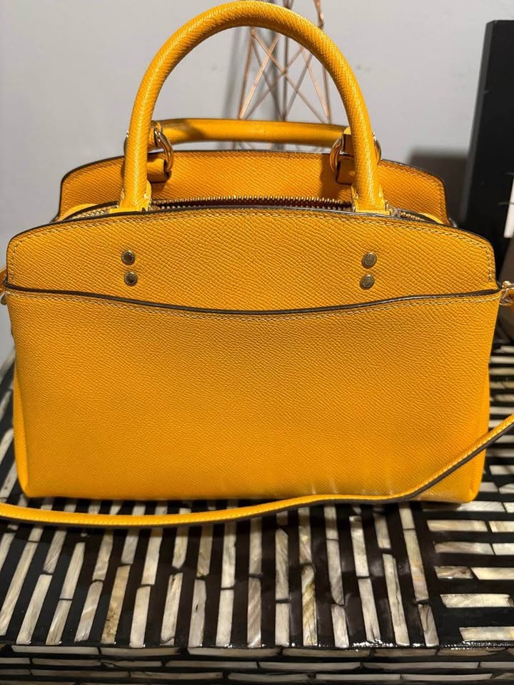 Yellow COACH purse. NEW - photo 2