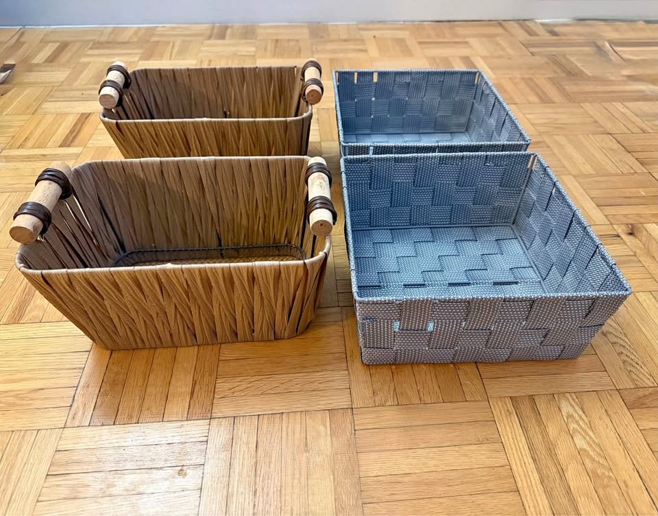 Closet organizers/decorative baskets