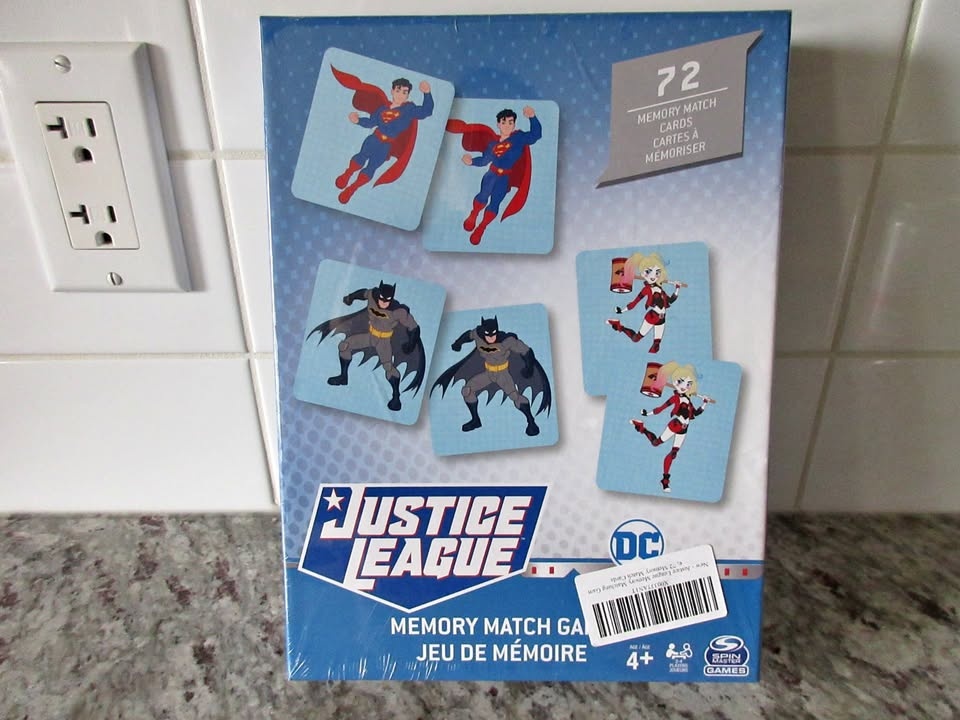 New Justice League Memory Match Game