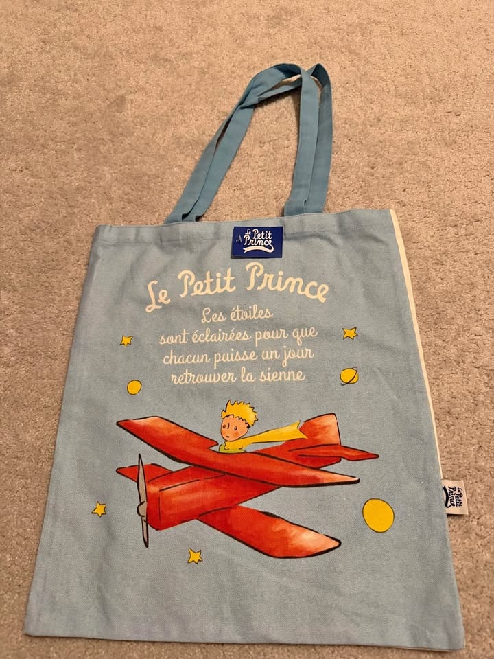 Official Le Petit Prince Canvas Tote Bag - New w/ Tags