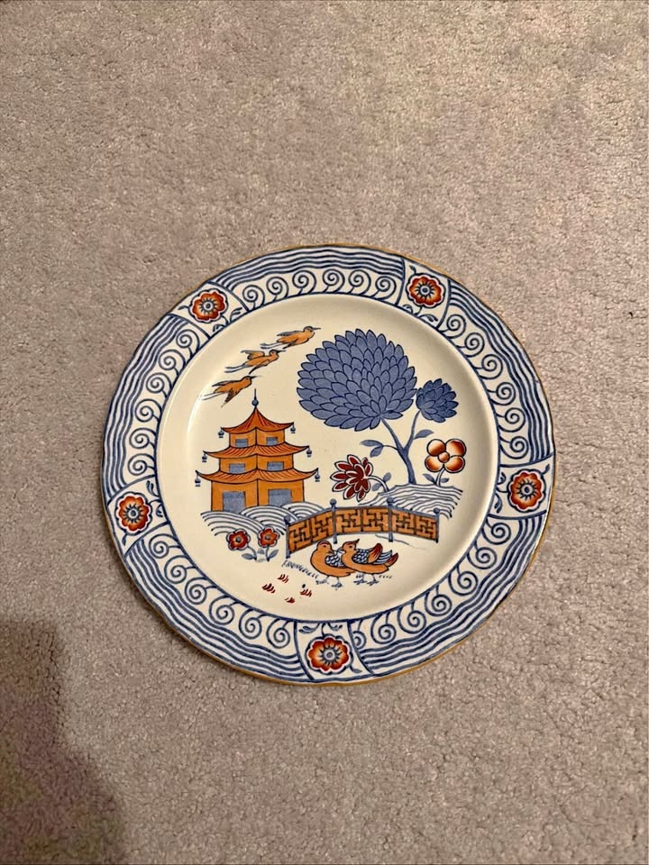 Antique Mason’s “Pagoda” Plate – Ashworth Bros England (c.1900–1