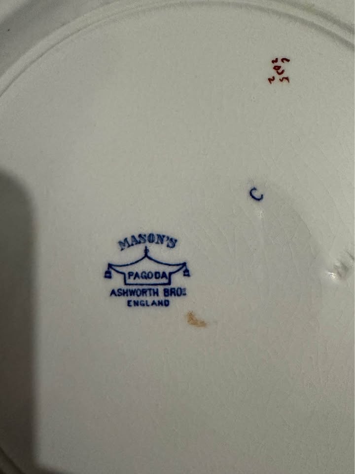 Antique Mason’s “Pagoda” Plate – Ashworth Bros England (c.1900–1 - photo 2