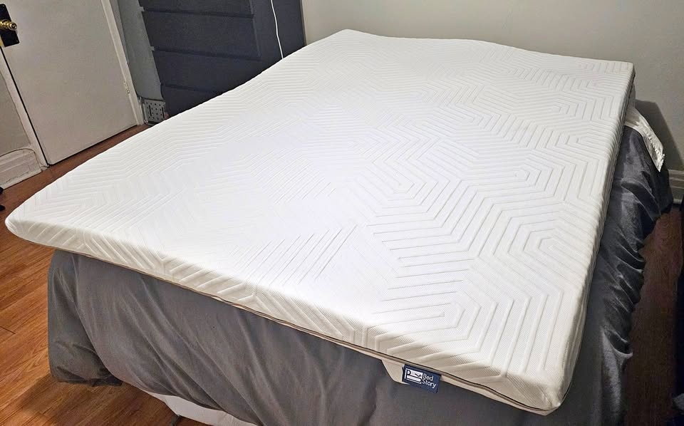 BedStory Memory Foam Mattress Topper Queen Size