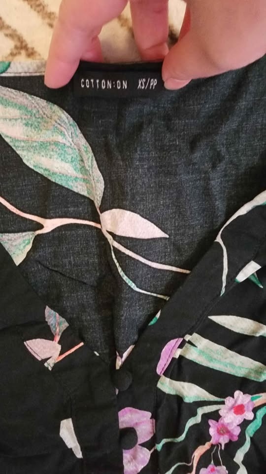 Cotton On Black Floral Romper - photo 3