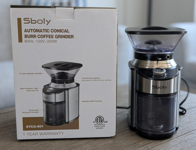 12 Cups Coffee Grinder - 19 Settings