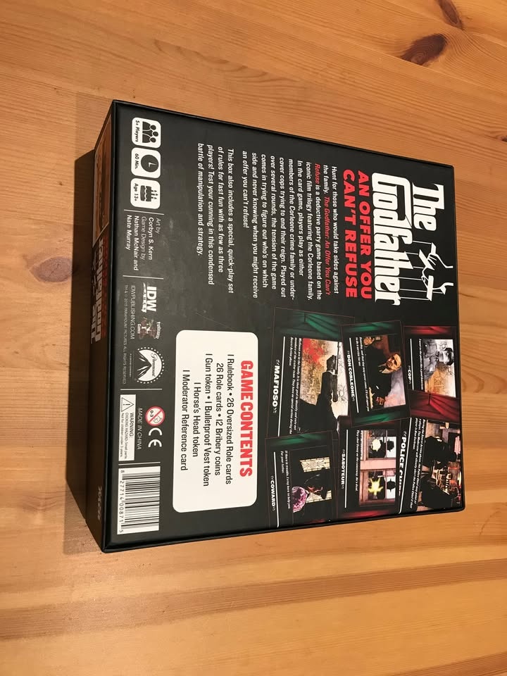The Godfather Board Game - An Offer You Can't Refuse - photo 2