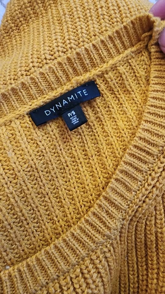 Dynamite Mustard Yellow Sweater - photo 4