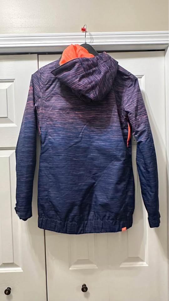 ROXY Snowboarding Jacket Women XSmall Purple Valley Hood Coat - photo 2