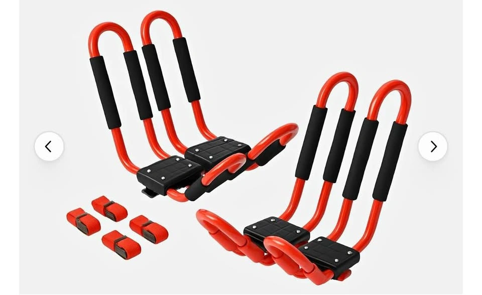 PIRIPARA Kayak Roof Rack 2 Pairs J-Bar Carrier Holder