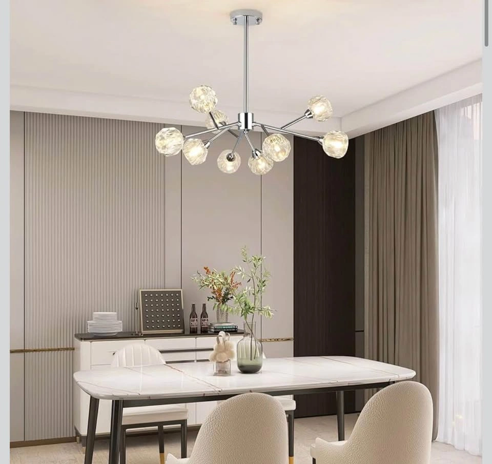 Chandelier Modern Crystal Pendant Light Chandelier 9 Lights Cont - photo 2