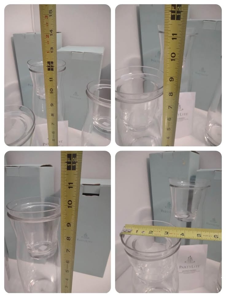 Partylite Naturally Modern Votive Candle Holders Set Of 3 - photo 2