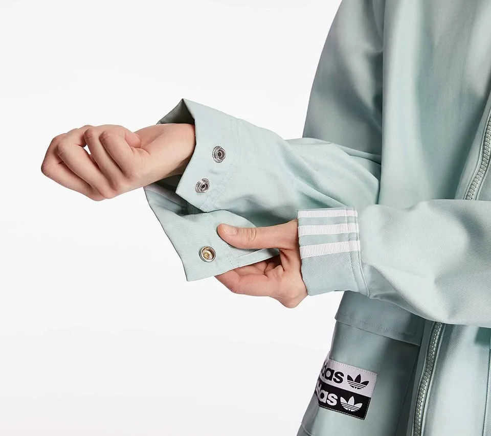 NEW Adidas Mint Green Women's Full Zip Jacket Size S image indicator(4)