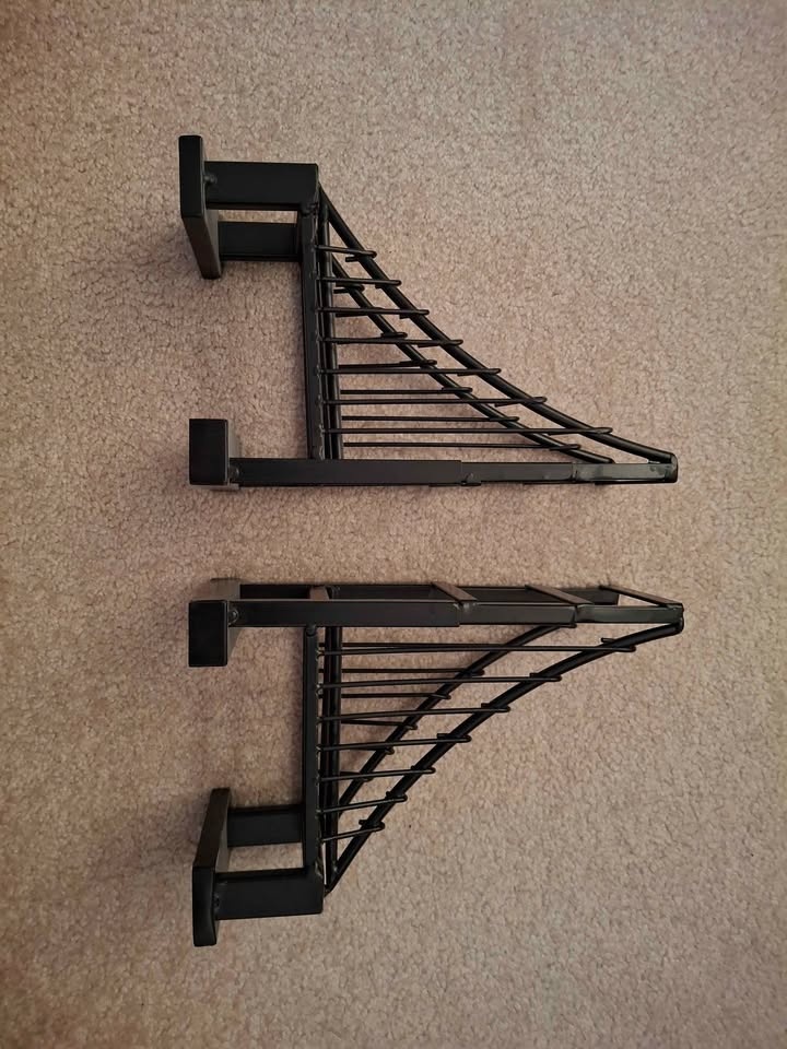 Black metal book ends - photo 2