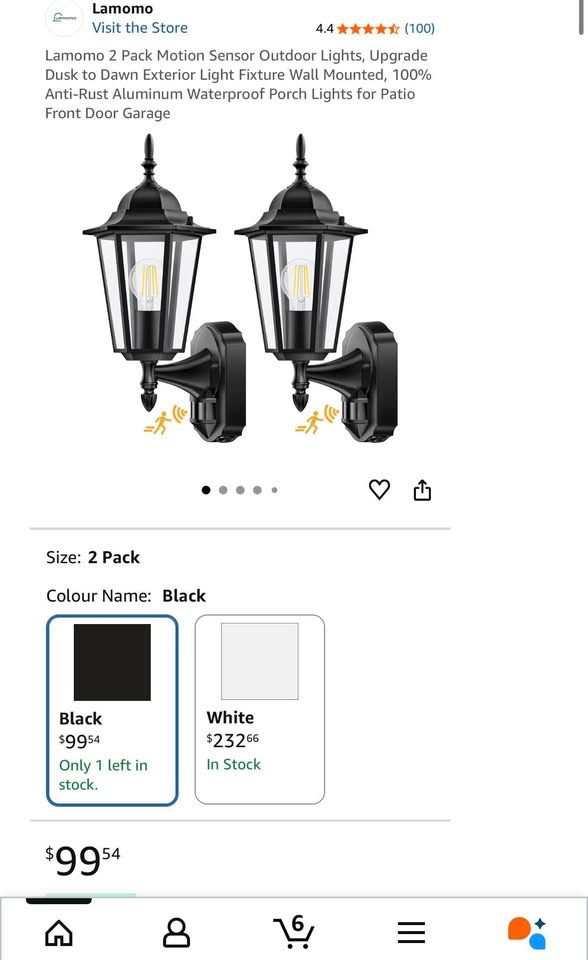 Brand new 2 pack Motion Sensor Outdoor Lights - photo 3
