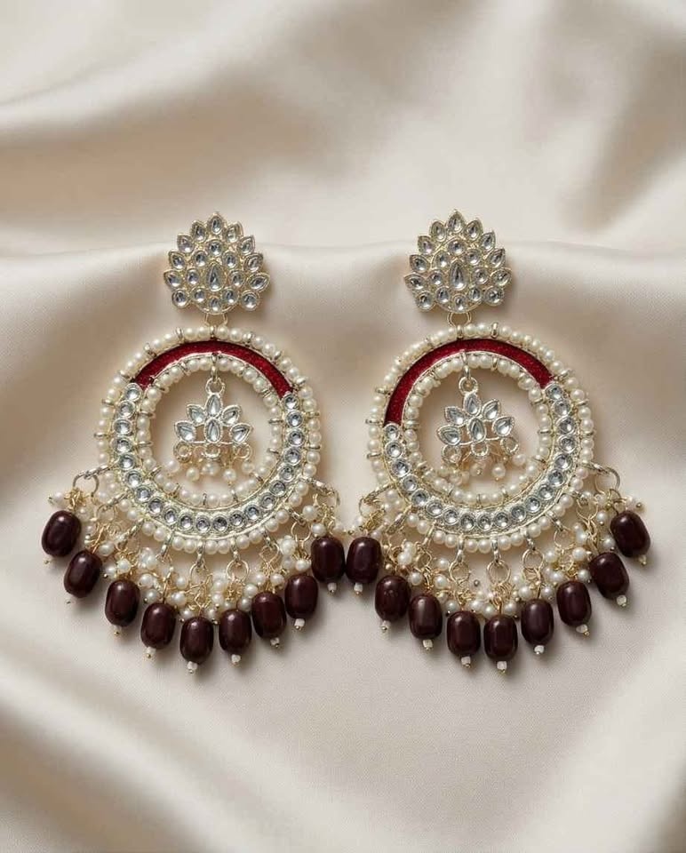 Stunning Earrings with Pearls