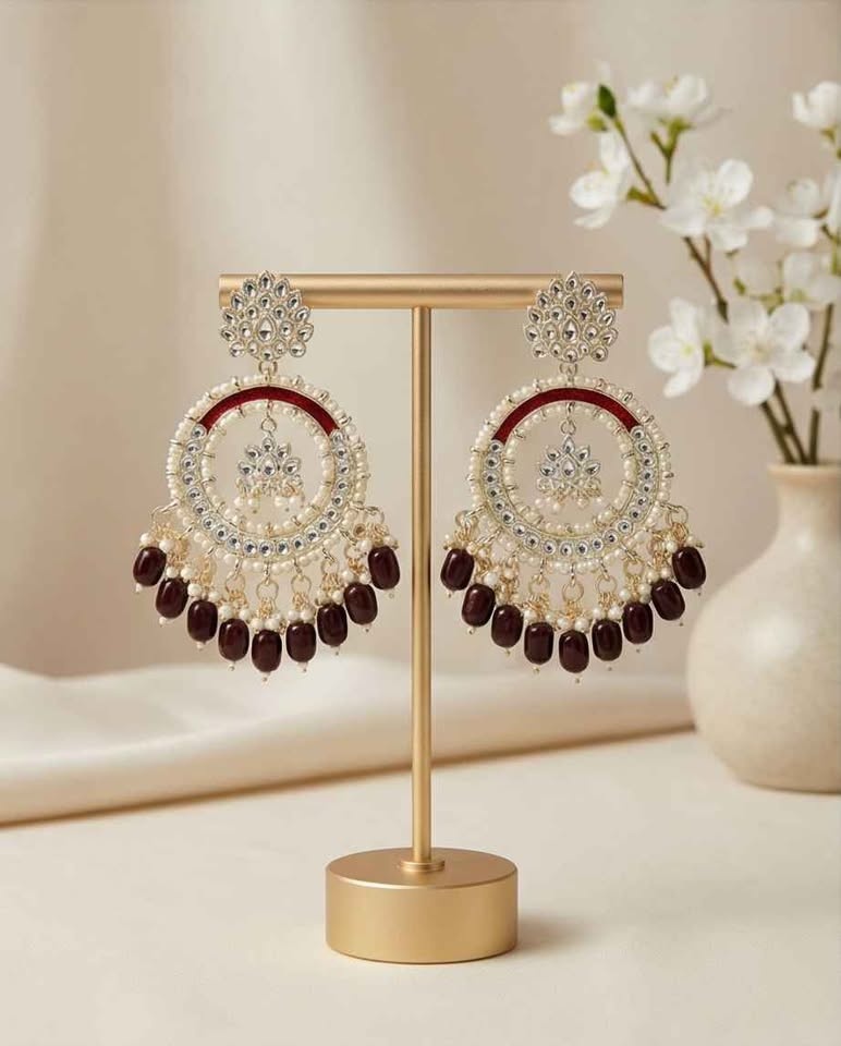 Stunning Earrings with Pearls - photo 2