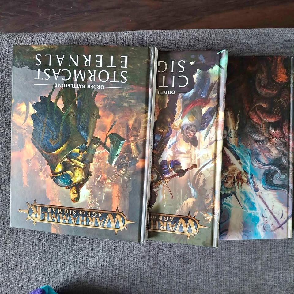 OOP Warhammer Age of Sigmar Core Rules and Army Books
