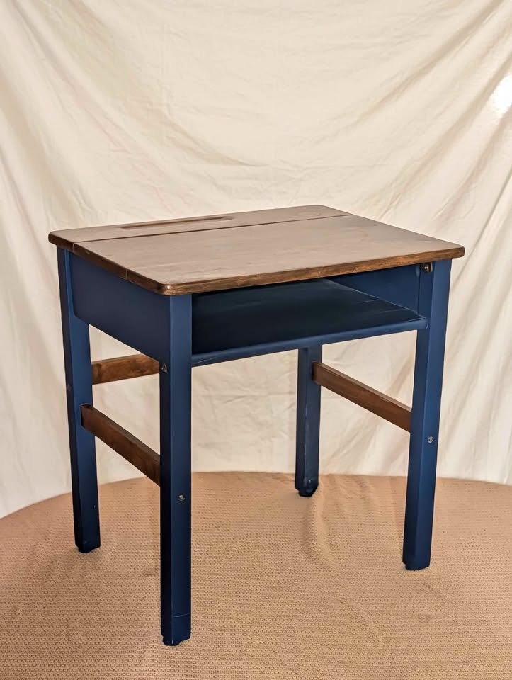 Antique School Desk or Side Table