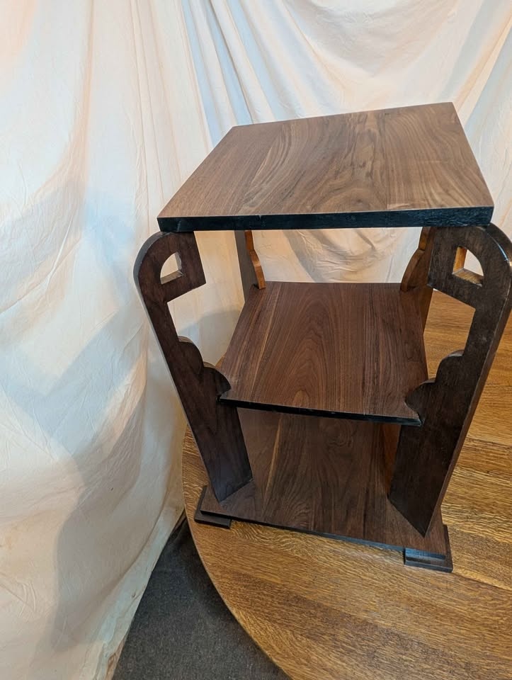Solid Walnut Side Table - photo 2