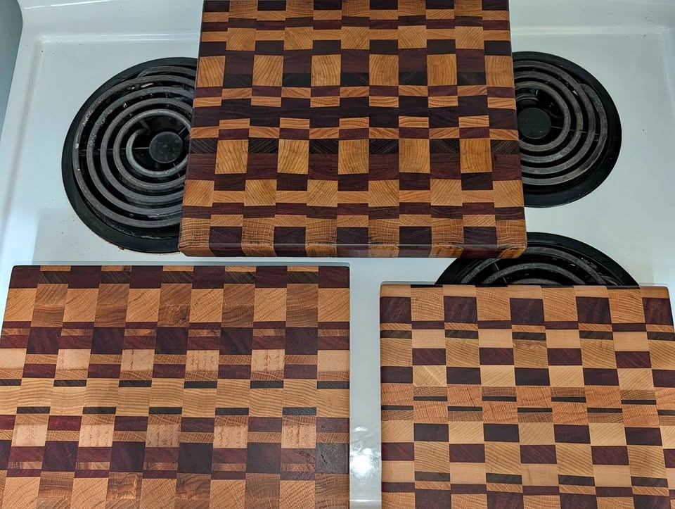 3 End Grain Cutting Boards